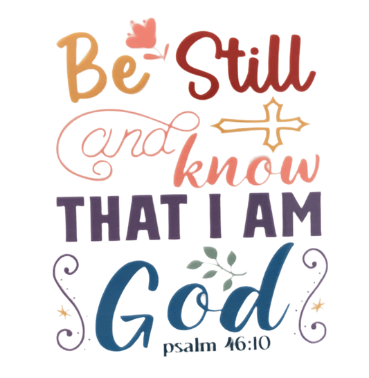 Be Still decal